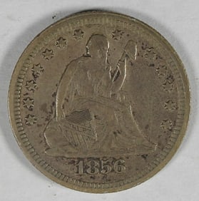 1856 Seated Quarter
