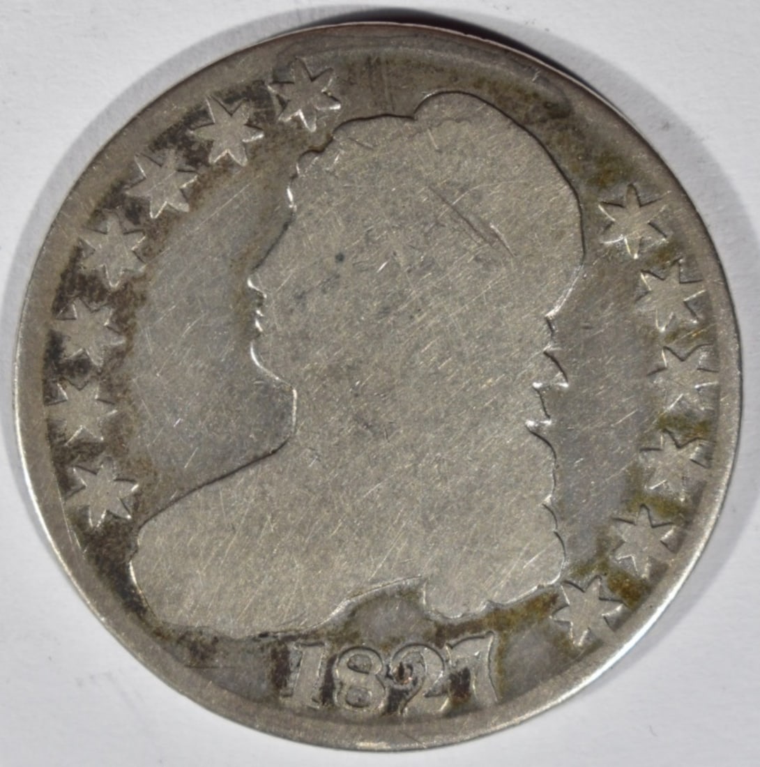 1827 Bust Half Dollar (1 of 2)