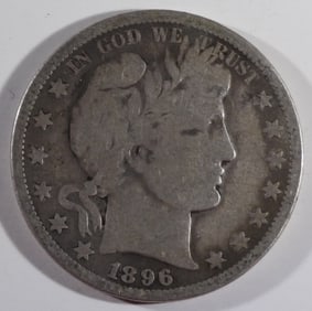 1896-O Barber Half Dollar