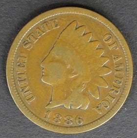 1886 T-2 Indian Head Cent