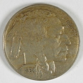 1934-D Buffalo Nickel