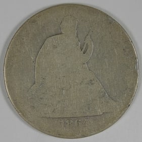 1864-S Seated Half Dollar