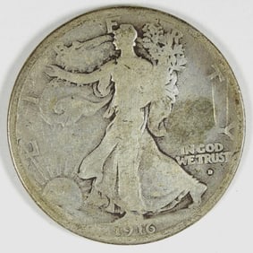 1916-D Walking Liberty Half