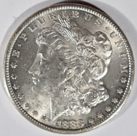 1883-CC Morgan Dollar