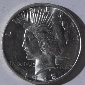 1923-D Peace Dollar