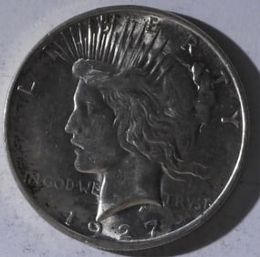 1927-D Peace Dollar