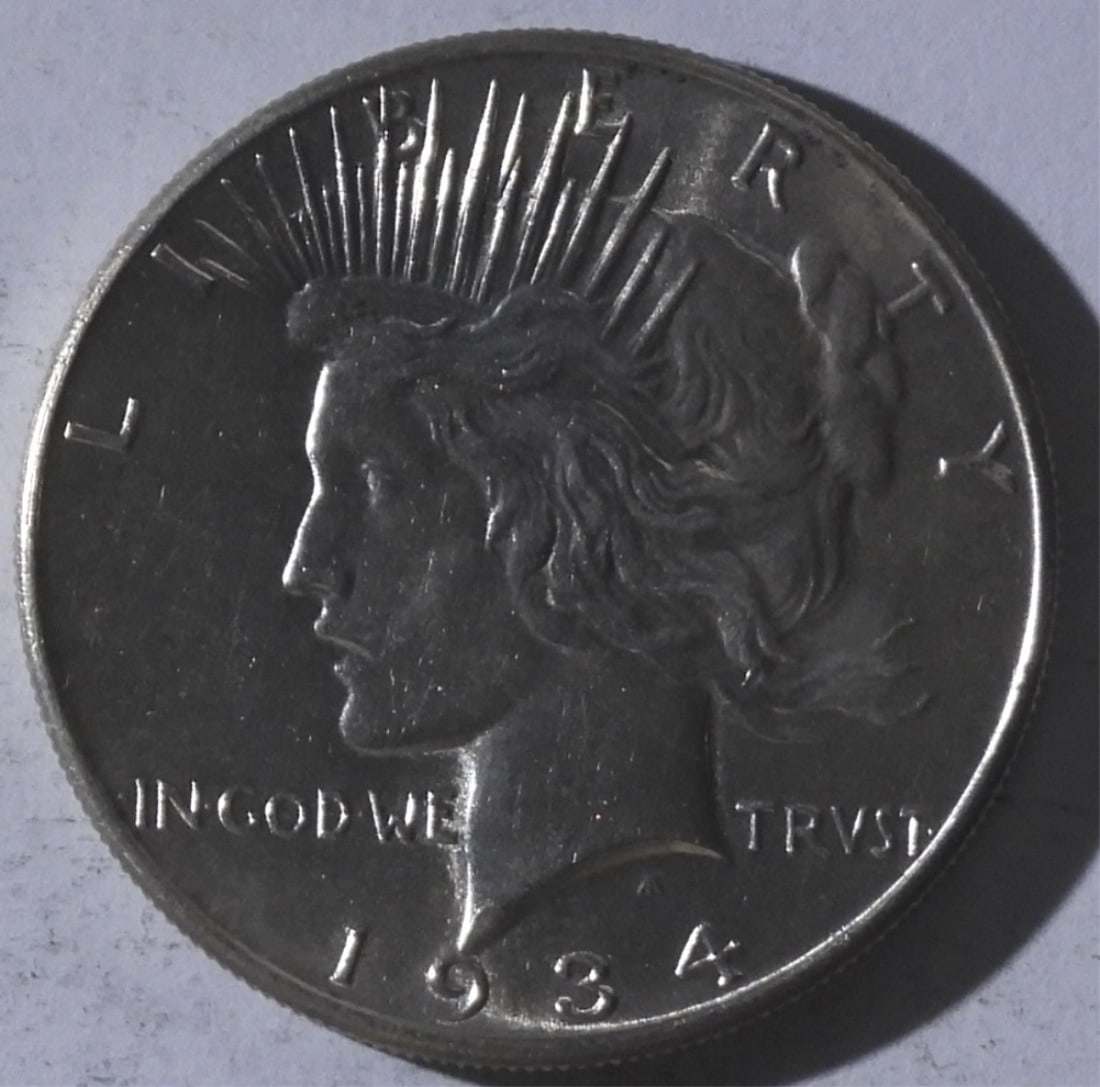 1934 Peace Dollar (1 of 2)