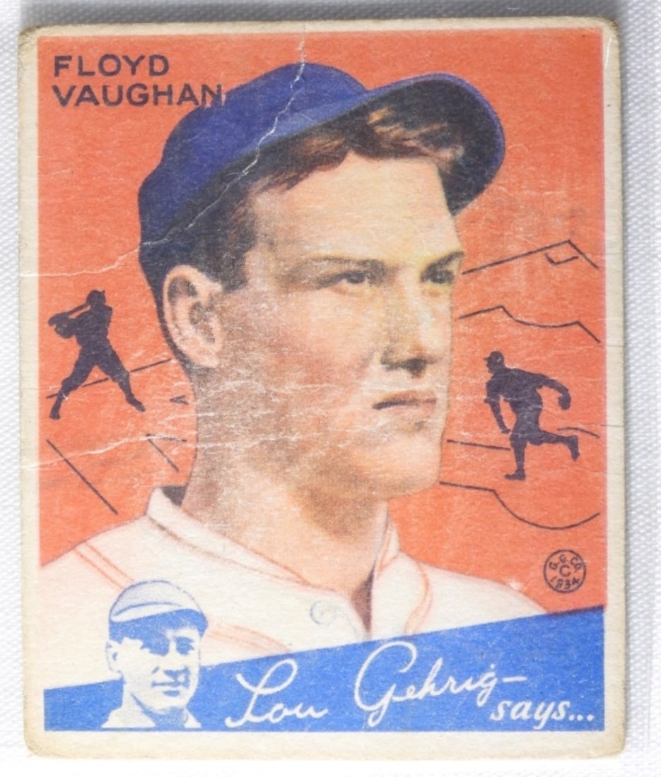 Floyd Vaughan 1934 Series Number 22