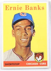 TOPPS Number 310 Ernie Banks