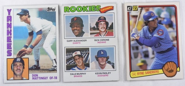 (3) TOPPS Baseball Cards