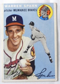 Warren Spahn TOPPS Number 20