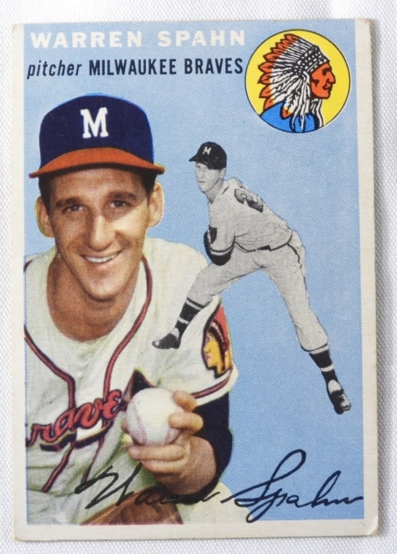 Warren Spahn TOPPS Number 20 (1 of 2)