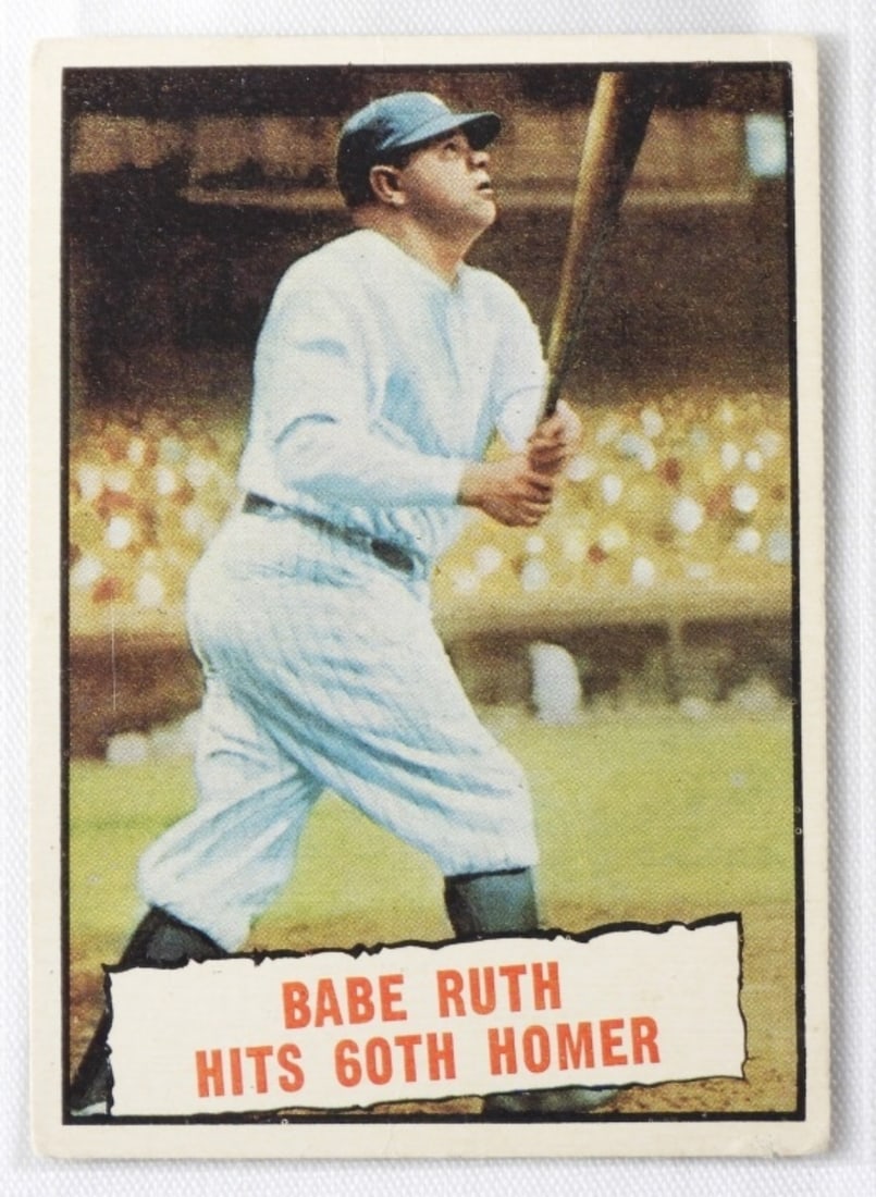 Babe Ruth Hits 60th Homer TOPPS 401 (1 of 2)
