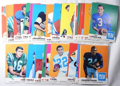 Variety Of (29) Football Cards