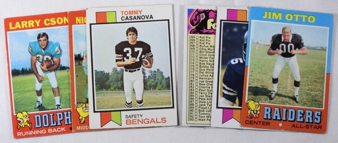 (6) Various Football Cards