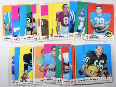 Variety Of (30) Football Cards