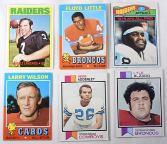 Variety Of (6) Football Cards