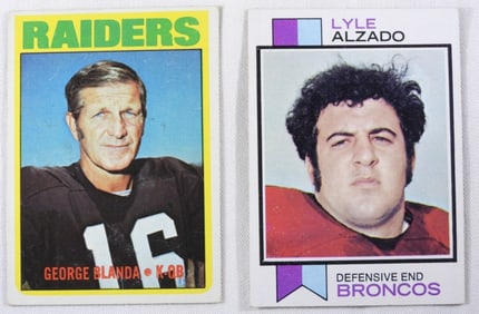 Lyle Alzado & George Blanda Cards