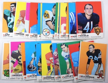 Variety Of (30) Football Cards