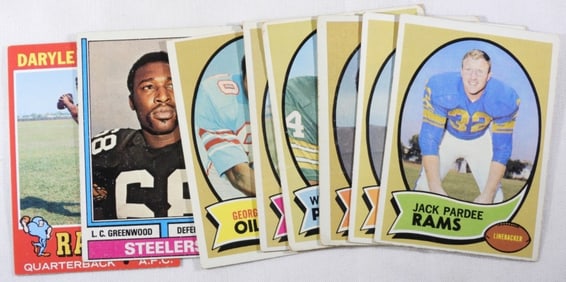 (8) Various Football Cards