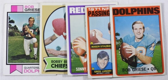 Various Of (5) Football Cards
