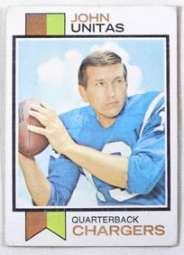 John Unitas TOPPS Player Card