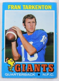 Fran Tarkenton Player Card