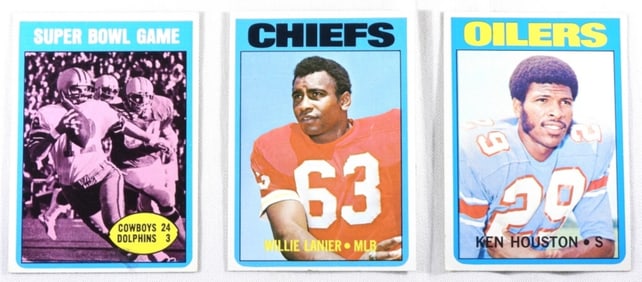 (3) Variety Of Football Cards