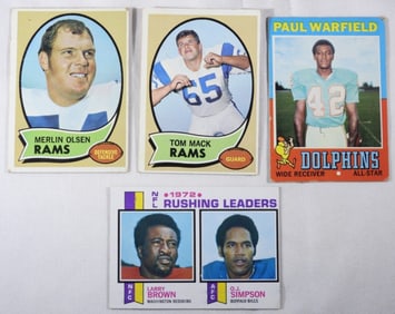 Variety Of (4) Different Football Cards