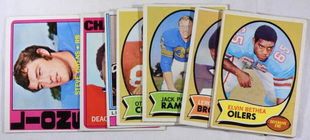 Variety Of (8) Football Cards