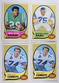 (4) Different Football Cards