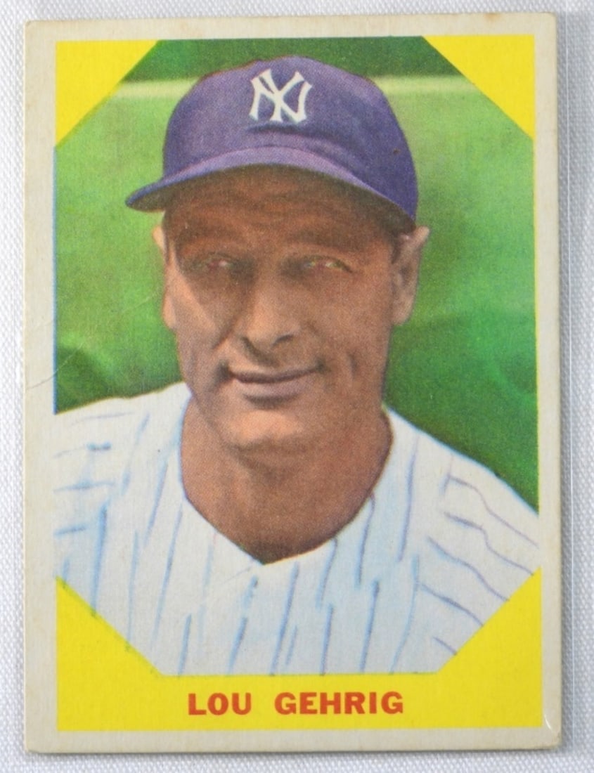 Lou Gehrig FLEER Number 28: VG/MINT