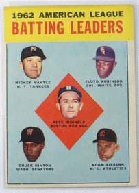 1962 American League Batting Leaders