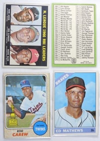 (4) TOPPS Baseball Cards