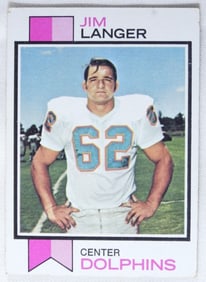 Jim Langer Football Card