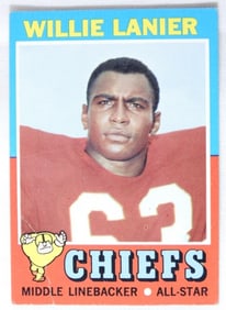 Willie Lanier Football Card