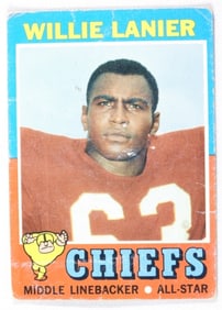 Willie Lanier Football Card