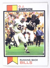O.J. Simpson Football Card