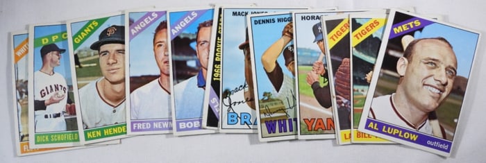(13) Baseball Cards