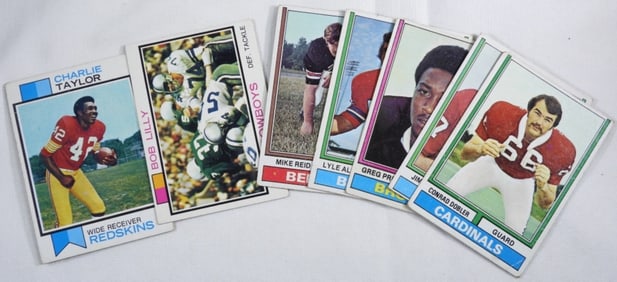 (8) Different Football Cards