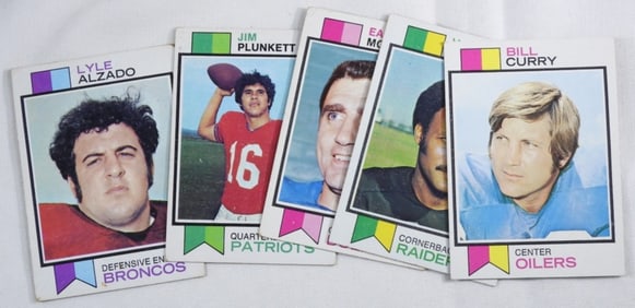 Variety Of (5) Football Cards