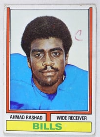 Ahmad Rashad TOPPS Football Card