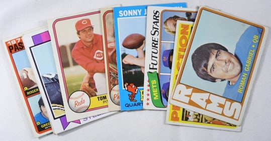 (10) TOPPS Football Cards