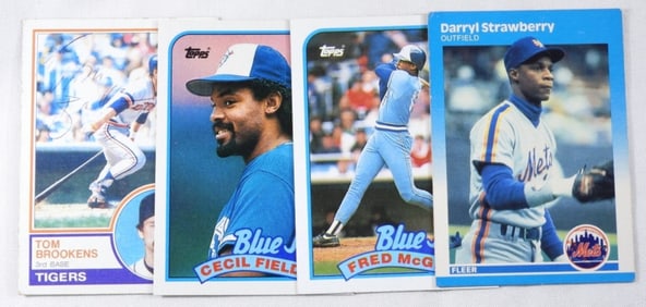 (4) Baseball Cards