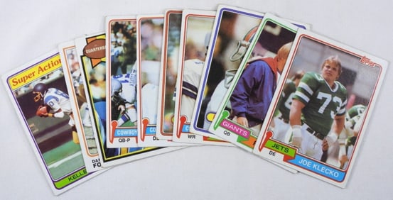 (10) TOPPS Football Cards