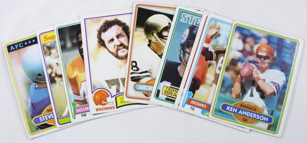 (10) TOPPS Football Cards