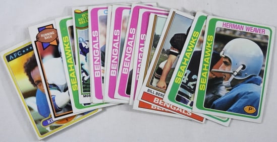 Various (20) TOPPS Football Cards