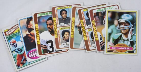 (10) Various Football Cards