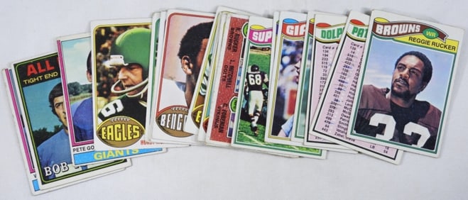 (20) Various TOPPS Football Cards