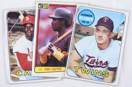 (3) TOPPS Baseball Cards